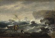 Thomas Birch Shipwreck oil painting reproduction